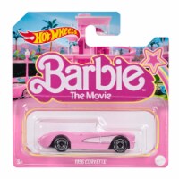 Barbie™: The Movie Hot Wheels® Corvette 1:64 Scale Die-Cast Metal Vehicle Perspective: Main