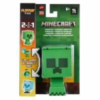 Minecraft Flippin Figs™ Creeper Charged Creeper Action Figure Perspective: Main