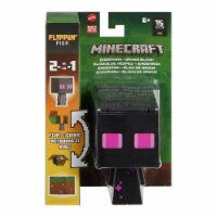 Mattel® Minecraft Flippin Figs™ Enderman Grass Block Action Figure Perspective: Main