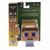 Minecraft Flippin Figs™ Steve in Iron Armor Action Figure Perspective: Main