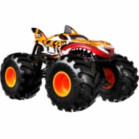 Mattel HWG91 Hot Wheels Monster Trucks Oversized Monster Truck - Shark Tiger Perspective: Main