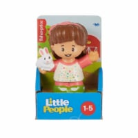 ​Fisher-Price Little People Mia with Bunny Toddler Toy Perspective: Main