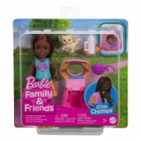 Mattel​Barbie® Family & Friends™ Playtime Kitty Backpack Brunette Chelsea Doll Perspective: Main
