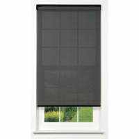 Linen Avenue Cordless 5% Solar Screen Standard Roller Shade, Charcoal 55 W x 78 H
