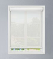 Custom Cordless Cassette 5% Solar Roller Shade, 30 W x 78 H White