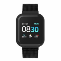 iTouch Air 3 Smartwatch: Black Case with Black Mesh Strap 44mm