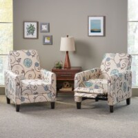 Blue floral recliner online