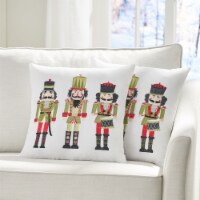 Coahoma Modern Fabric Christmas Throw Pillow Cover set of 2