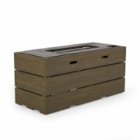 Moloney Outdoor 40,000 BTU Rectangle Fire Pit grey/st dark gray