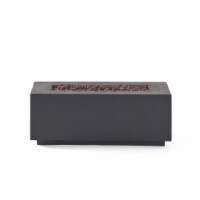 Hearth Outdoor 40,000 BTU Lightweight Concrete Rectangular Fire Pit (No Tank Holder) dark