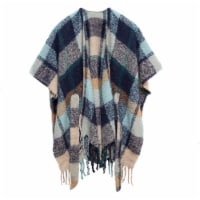 Collection 18 Brushed Plaid Belted Wrap