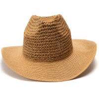 Collection 18 Straw Cowboy Hat - Tan Perspective: Main