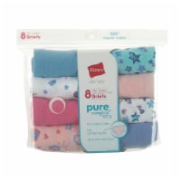 Hanes® Ultimate Girls' tagless® Cotton Briefs - Assorted Perspective: Main