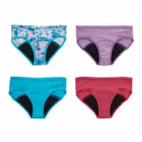 Hanes Women's Fresh and Dry Moderate Period Underwear Brief 3 Pack - Assorted Perspective: Main