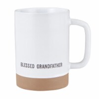 Creative Brands J6163 17 oz Dad, Forever my Hero Ceramic Mug - Signature - Blessed Grandfathe