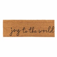 Creative Brands J5786 30 x 10 in. Santa Barbra Design Studio Coir Door Mat - Joy To The World