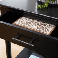 SAFAVIEH Peyton 1-Drawer Accent Table Black