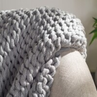 SAFAVIEH Adalina Throw Blanket Grey