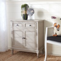 SAFAVIEH Tate 2-Drawer 2-Door Sideboard Greige