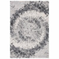 Safavieh RET557F-9 9 x 12 ft. Retro 500 Vintage Rectangle Power Loomed Rug - Gray & Ivory