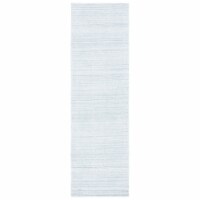 SAFAVIEH Mirage Collection MIR275G Handmade Light Grey Rug 2' 3  x 8'