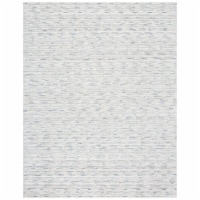 SAFAVIEH Elements ELM201M Handmade Blue / Ivory Rug 6' x 9'