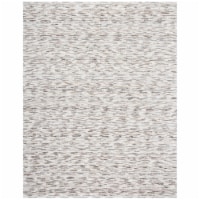 SAFAVIEH Elements ELM202T Handmade Brown / Light Grey Rug 6' x 9'