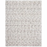 SAFAVIEH Elements ELM202T Handmade Brown / Light Grey Rug 6' x 9'