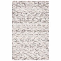 SAFAVIEH Elements ELM202T Handmade Brown / Light Grey Rug 9' x 12'