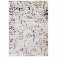 SAFAVIEH Amelia Collection ALA254F Grey / Gold Rug 8 X 10