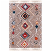 Safavieh FMH599B-9 9 x 12 ft. Farmhouse Southwestern Rectangle Power Loomed Rug - Beige & Gol