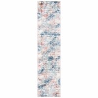 SAFAVIEH Skyler Collection SKY543A Beige / Burgundy Rug 2-2 X 9