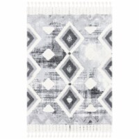 Safavieh MTS656F-5 5 ft. 3 in. x 7 ft. 6 in. Moroccan Tassel Shag Contemporary Rectangle Powe