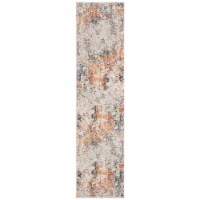 SAFAVIEH Madison Collection MAD453A Grey / Beige Rug 2' 2 x 16'
