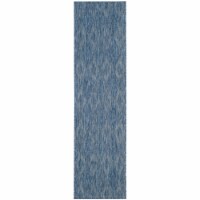 SAFAVIEH Outdoor CY8522-36822 Courtyard Navy / Navy Rug 2' 3  x 18'