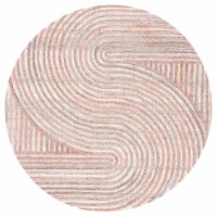 SAFAVIEH Southampton Collection SHA301P Handmade Rust Rug 6' round