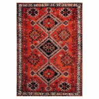 Safavieh VTH293P-9 9 x 12 ft. Vintage Hamadan Southwestern Rectangle Power Loomed Rug - Orang