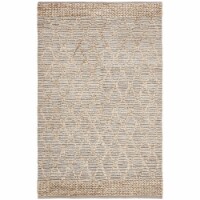 SAFAVIEH Natural Fiber NF951G Handmade Silver Rug 2' 6 x 12'