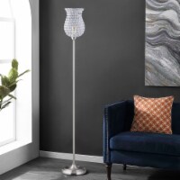 SAFAVIEH Ricky 70 Floor Lamp | Nickle |