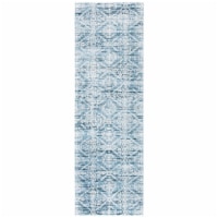 Safavieh Martha Stewart Isabella Floor Runner Rug - Denim Blue/Ivory