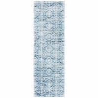Safavieh Martha Stewart Isabella Floor Runner Rug - Denim Blue/Ivory