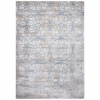 Safavieh Martha Stewart Floral Medallion Rug - Silver/Ivory
