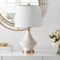 SAFAVIEH Marlowe 24.5 Table Lamp (Set of 2) | White |