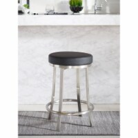 SAFAVIEH Obito Swivel Counter Stool Black