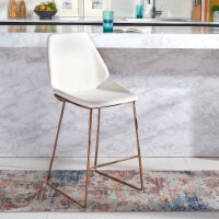 SAFAVIEH Masami Counter Stool White / Gold
