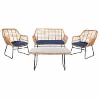 Safavieh PAT9005B-2BX Roston Living Set - 4 Piece