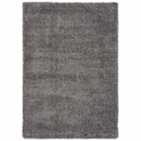Safavieh FNT800G-3 3 x 5 ft. Fontana Shag Contemporary Rectangle Power Loomed Area Rug, Silve
