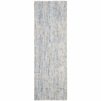 Safavieh ABT468C-26 2 ft.-3 in. x 6 ft. Abstract Hand Tufted Runner Area Rug, Dark Blue & Rus