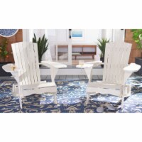 SAFAVIEH Outdoor Collection Breetel Set Of 2 Adirondack Chairs White