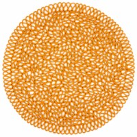 SAFAVIEH Novelty NOV701P Hand-knotted Orange / Green Rug 6' round